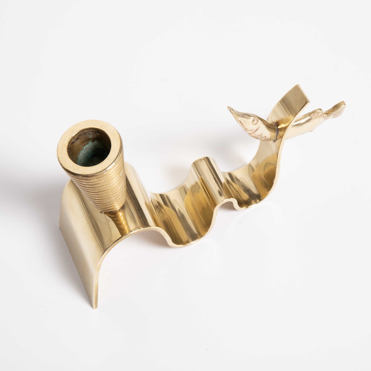 1930s Carl-Einar Borgström Candelstick for Ystad Metall